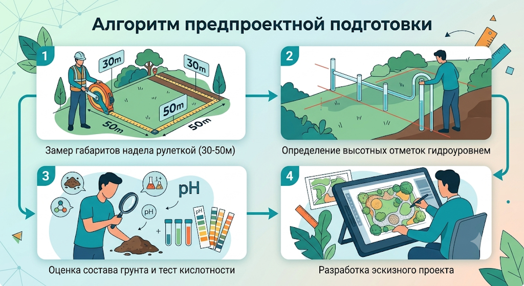 Алгоритм предпроектной подготовки